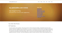 Desktop Screenshot of howiboughtherring.com